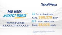 Sportpesa Midweek Jackpot Results