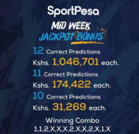 sportpesa midweek jackpot winner