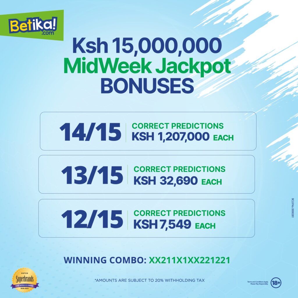 Betika Midweek Jackpot Predictions Archives Goal Goal Tips
