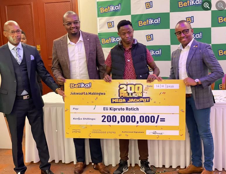 Betika Grand Jackpot 200Million Winner