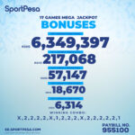 Sportpesa Mega Jackpot Pro Winners